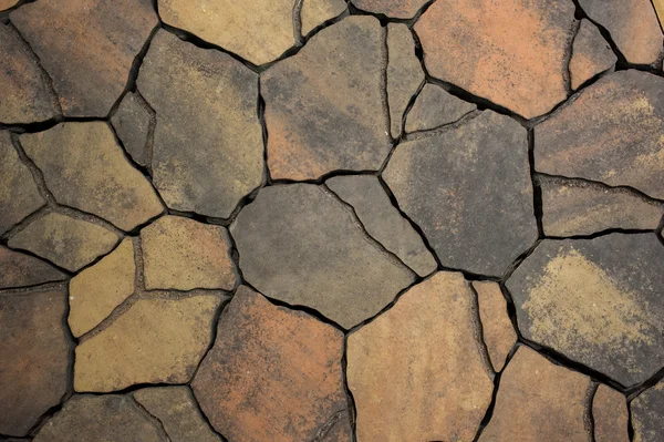 Background from paving stones, irregular natural stones — Stock Photo, Image