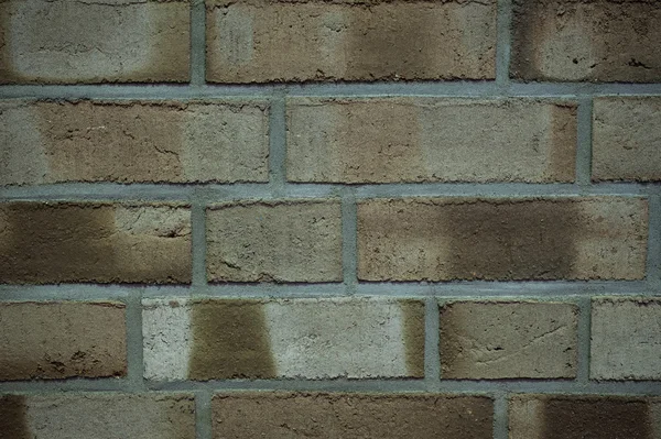 Textuur bakstenen muur gemaakt van licht beige — Stockfoto