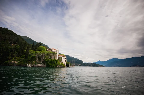 Gravedona stad en como lake, Italië — Stockfoto