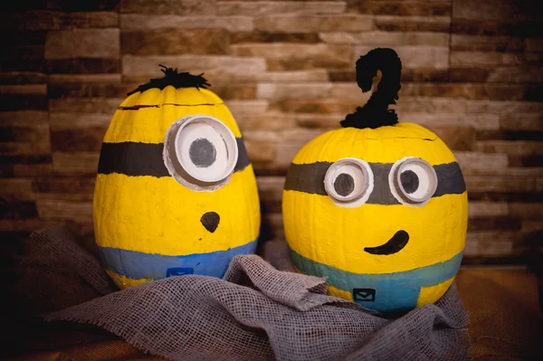 Halloween pumpkins minion yüz