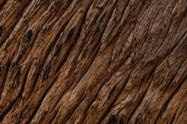 Grungy rissiges Holz durch Nahaufnahme strukturierten Hintergrund — Stockfoto