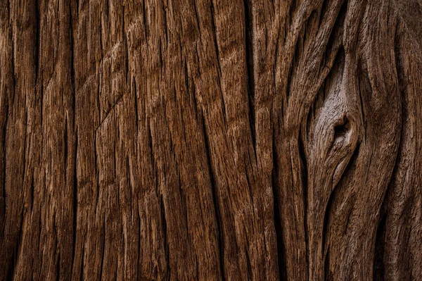 Grungy gebarsten hout door close-up getextureerde achtergrond — Stockfoto