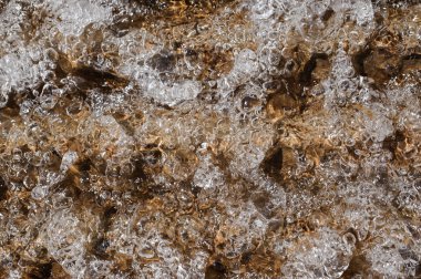 Arka plan için temiz su hava kabarcıkları