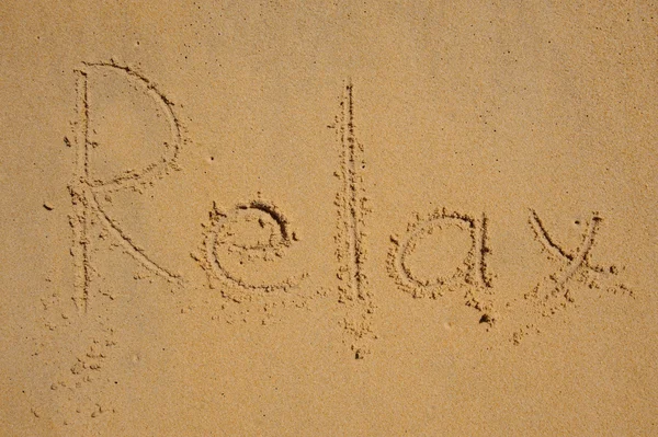 Sign Miami written on sand — Stock Photo, Image