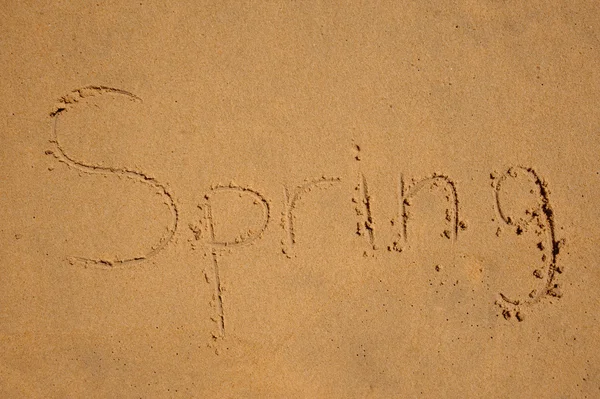 Sign Miami written on sand — Stock Photo, Image