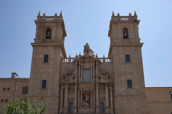 2019 Srpen Valencie Španělsko Fasáda Kláštera San Miguel Los Reyes — Stock fotografie