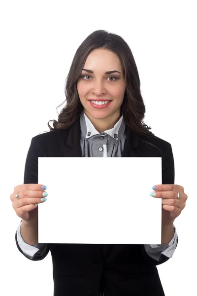 Femmes d'affaires heureuses avec tableau blanc — Photo