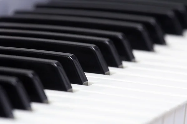 Piano keys. Close view — Stock Photo, Image