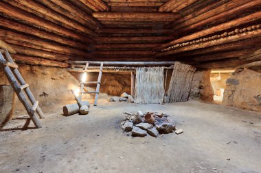 Dwellind taş yüzyılın Interiror