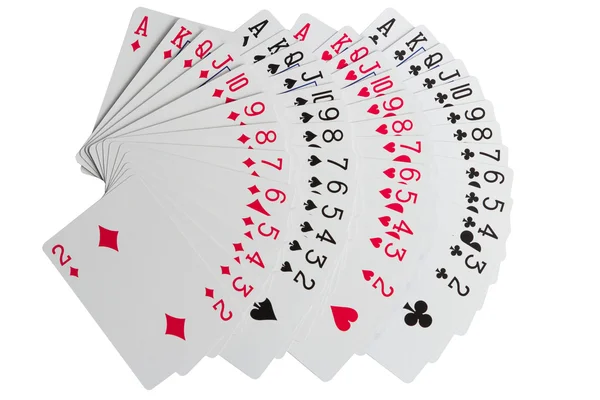 Beyaz izole kart