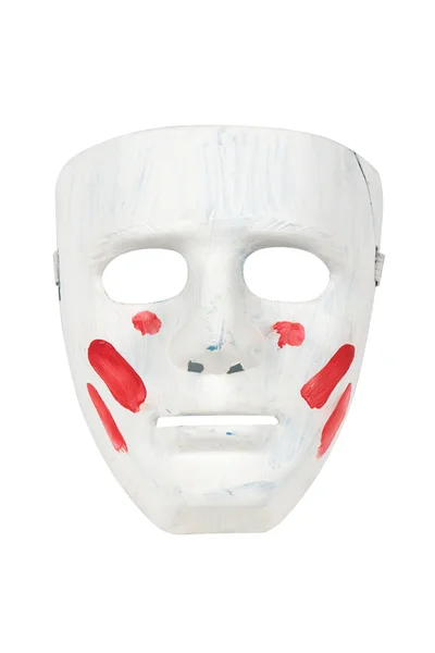 White mask isolated on white — Stock Photo, Image
