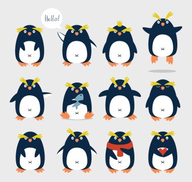 Crested penguins