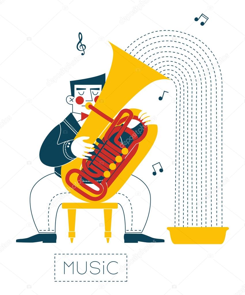 Tuba player