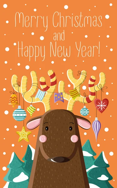 Cute brown deer — Stock Illustration Cute brown deer Royalty Free Stock Vectors
