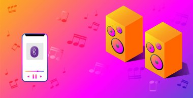 Telefon kablosuz bağlantı bluetooth 'undan müzik