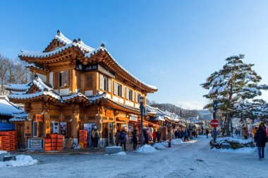 Jeonju geleneksel Kore köy, geleneksel Kore tarzı.