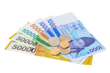 para birimi Güney Kore Wonu.