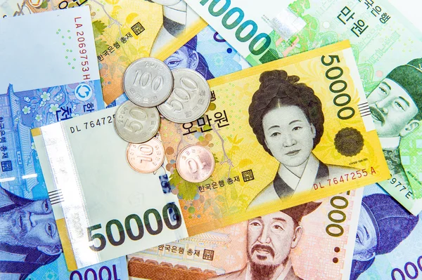 South Korean Won Currency.