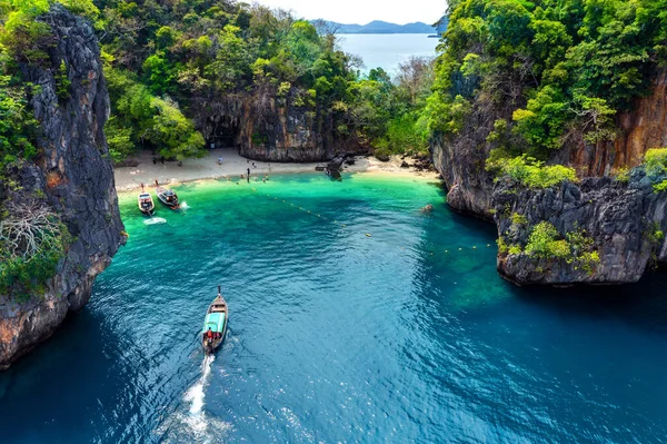 Luftaufnahme Der Insel Lao Lading Krabi Thailand — Stockfoto