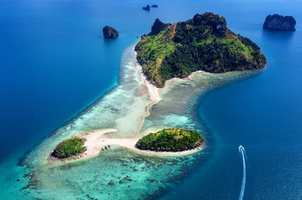 Vista Aérea Talay Waek Krabi Tailandia — Foto de Stock