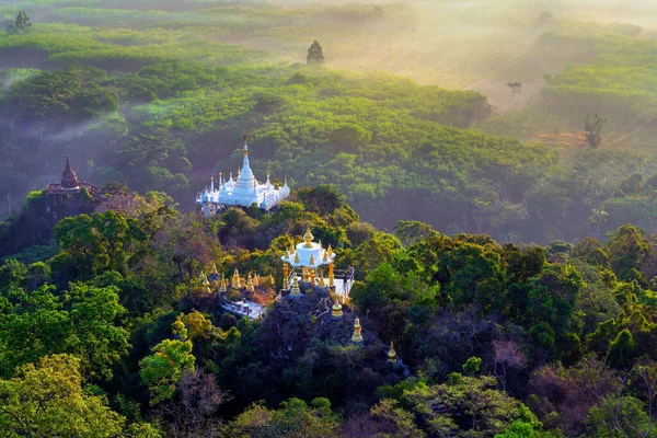 Вид Парк Кхао Най Луанг Дхарма Восходе Солнца Сурат Тани — стоковое фото