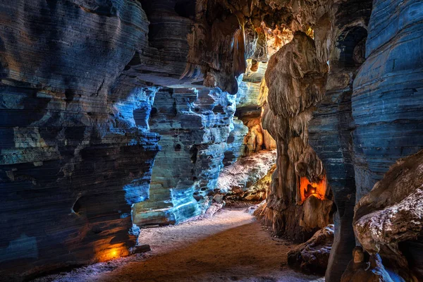 Blå Grotta Takprovinsen Thailand — Stockfoto