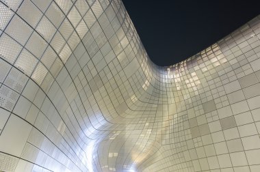 Seoul, Güney Kore - 3 Şubat: Dongdaemun tasarım Plaza.