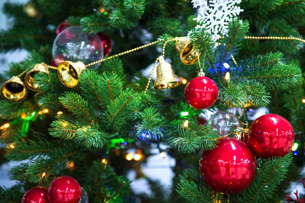Christmas background.gift,ball,star — Stock Photo, Image