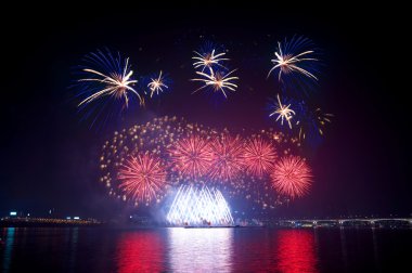 Havai fişek Festivali Kore'de.