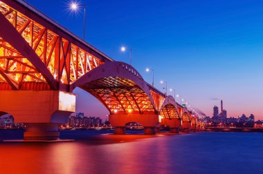 seongsan bridge içinde korea.