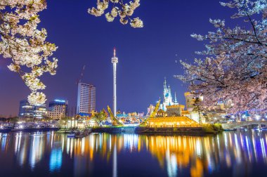Seoul, Kore - 9 Nisan 2015: Lotte World eğlence parkı.
