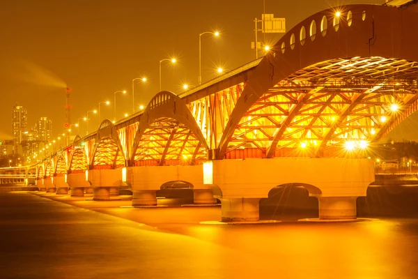 Ponte seongsan na Coréia com filtro de cor . — Fotografia de Stock