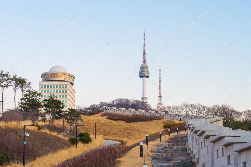 Seoul tower,Namsan tower in korea.