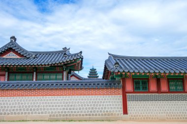 Gyeongbokgung Sarayı Seoul, Güney Kore.