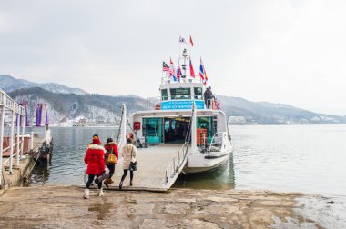 Nami Adası - Güney Kore - Ocak 19: turist çekim güzel sahne namı ada etrafında