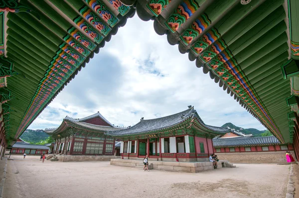 Σεούλ, Νότια Κορέα - παλάτι 17:Gyeongbokgung Ιουλίου. — Φωτογραφία Αρχείου