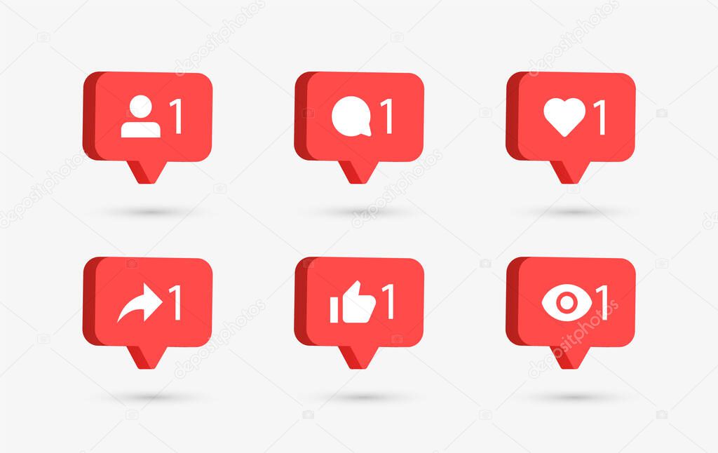Social media icons buttons logos, facebook, twitter, instagram, youtube, google plus, telegram, reddit, dribbble, vimeo, snapchat, linkedin, whatsapp, pinterest, behance, messenger icon