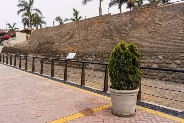 Muralla Park Ancient Wall Historical Meaning Openly Space Lima Downntown — 图库照片
