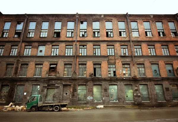 废弃的工厂，圣彼得斯堡 图库图片