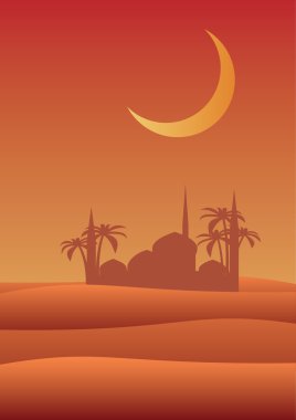 Yakınlarında doğu, çöl