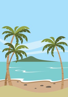 Palm and send clipart