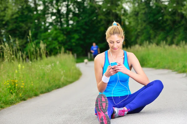 Relaxed woman enjoying relax — Stock Photo, Image