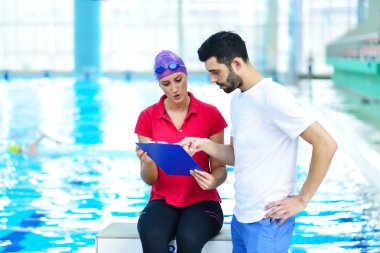 Yüzücü ve tartışmaya Koç