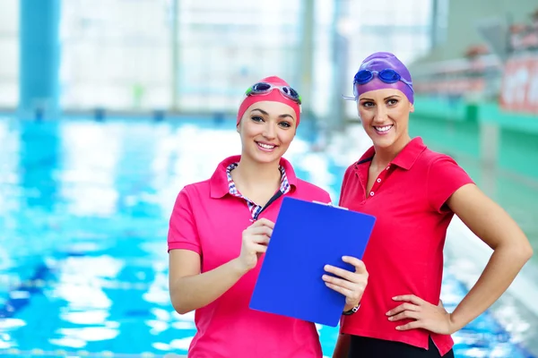 Two female trainers — Stock Photo, Image