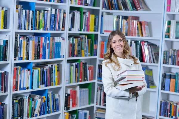 Beautiful  student studying — Stock Photo, Image