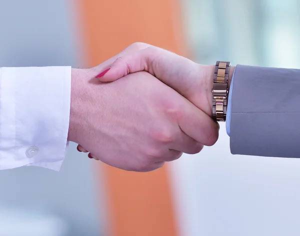 Obrázek handshake obchodních partnerů — Stock fotografie