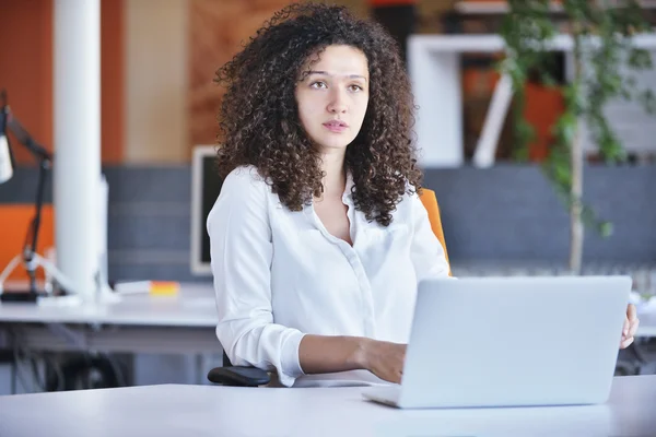 Business woman working at the office — Stock Photo, Image