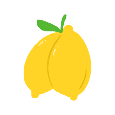 Yeşil Yapraklı Parlak Sarı Limonlar İkili