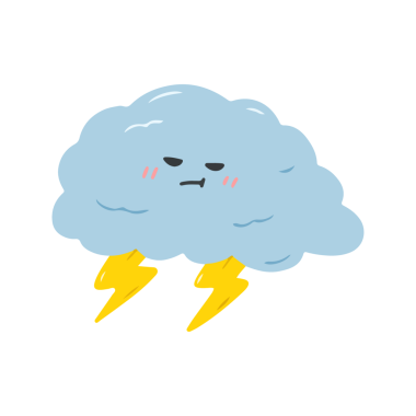 Şimşek Fırtınası İklimlendirmeli Kızgın Bulut