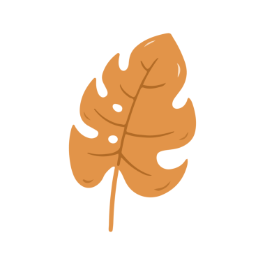 El Çizimi Portakal Canavarı Yaprak Çizimi